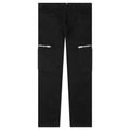 Loose Fit Pant w Cargo Pocket and Zip Black