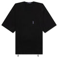 Adjustable Waist Pocket T Shirt Black