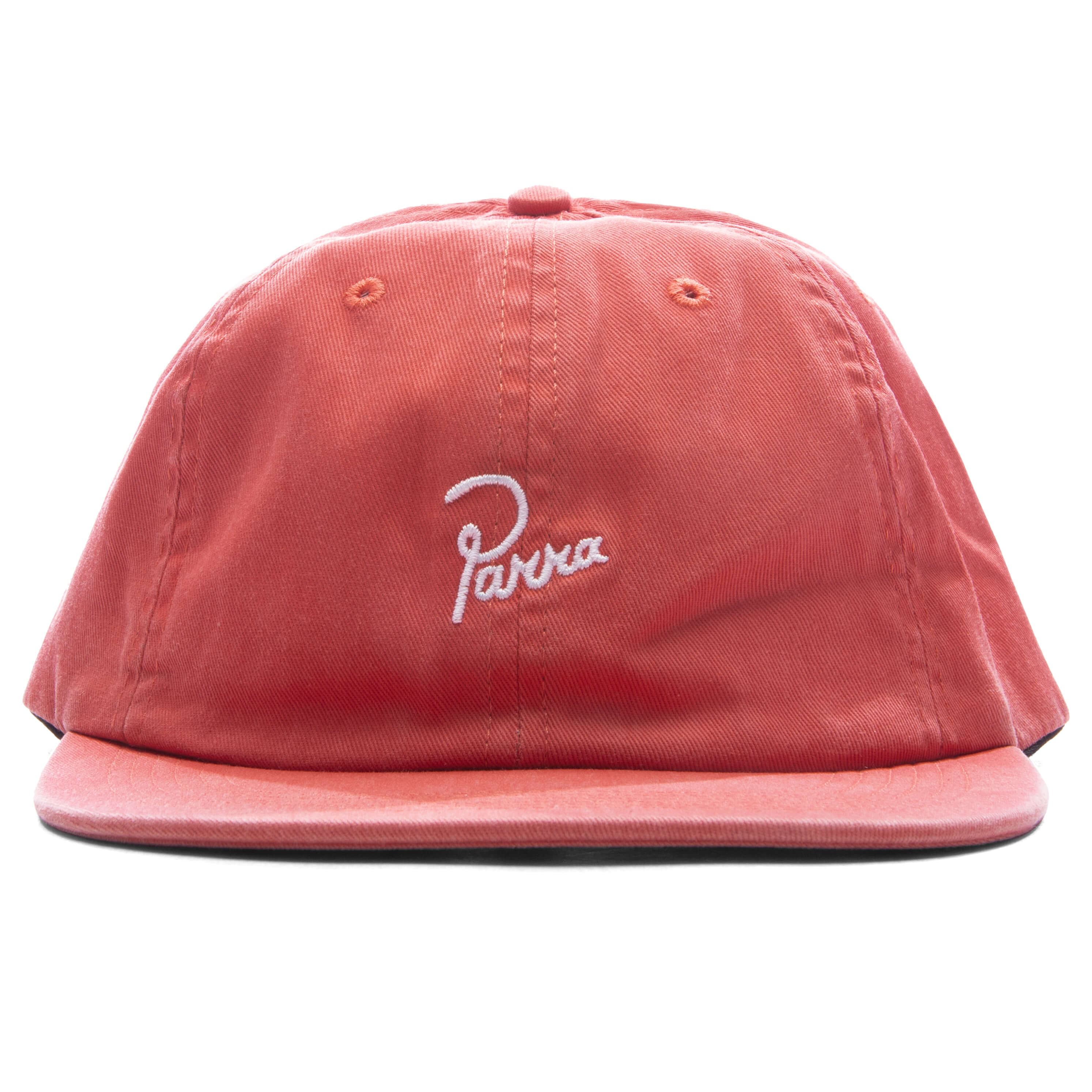 Signature 6 Panel Hat Washed Out Red