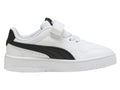Tenis Puma Court Classic Clean Blanco y Negro para Niño