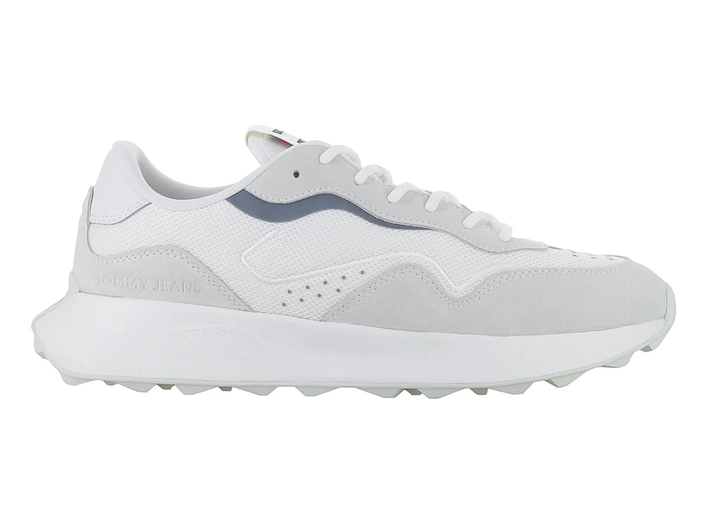 Tenis Tommy Hilfiger TJM Runner Ecru para Hombre