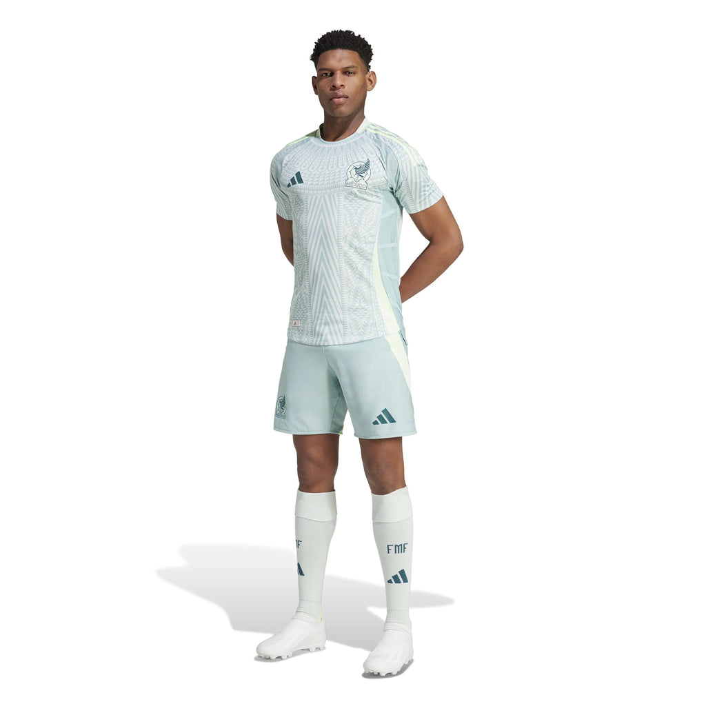 adidas Mexico Away Authentic Jersey 2024 Linen Green