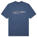 Stretch Pigment Dyed Tee Navy