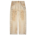 Denim with Chain Jean Dirty White