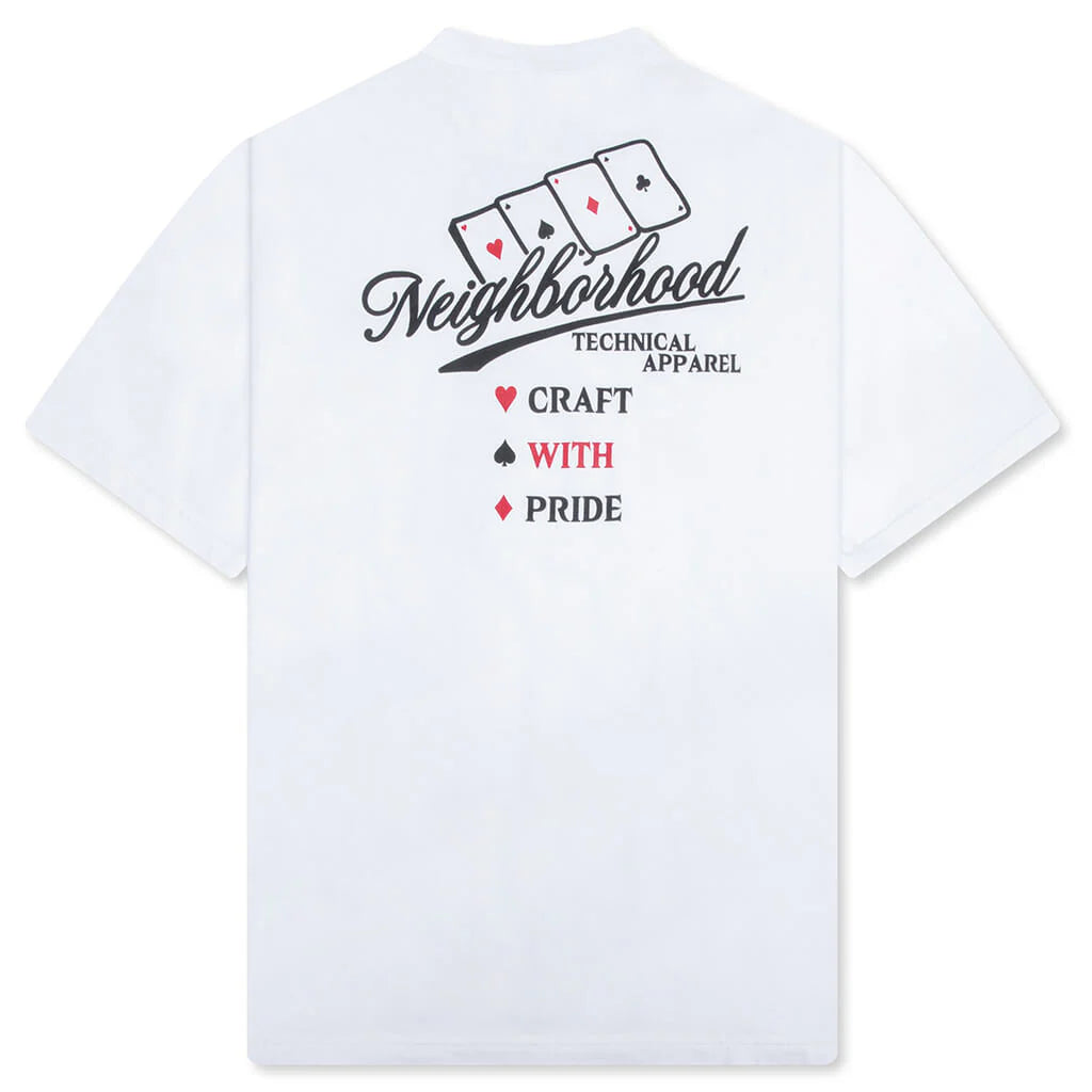 NH S S Tee 8 White