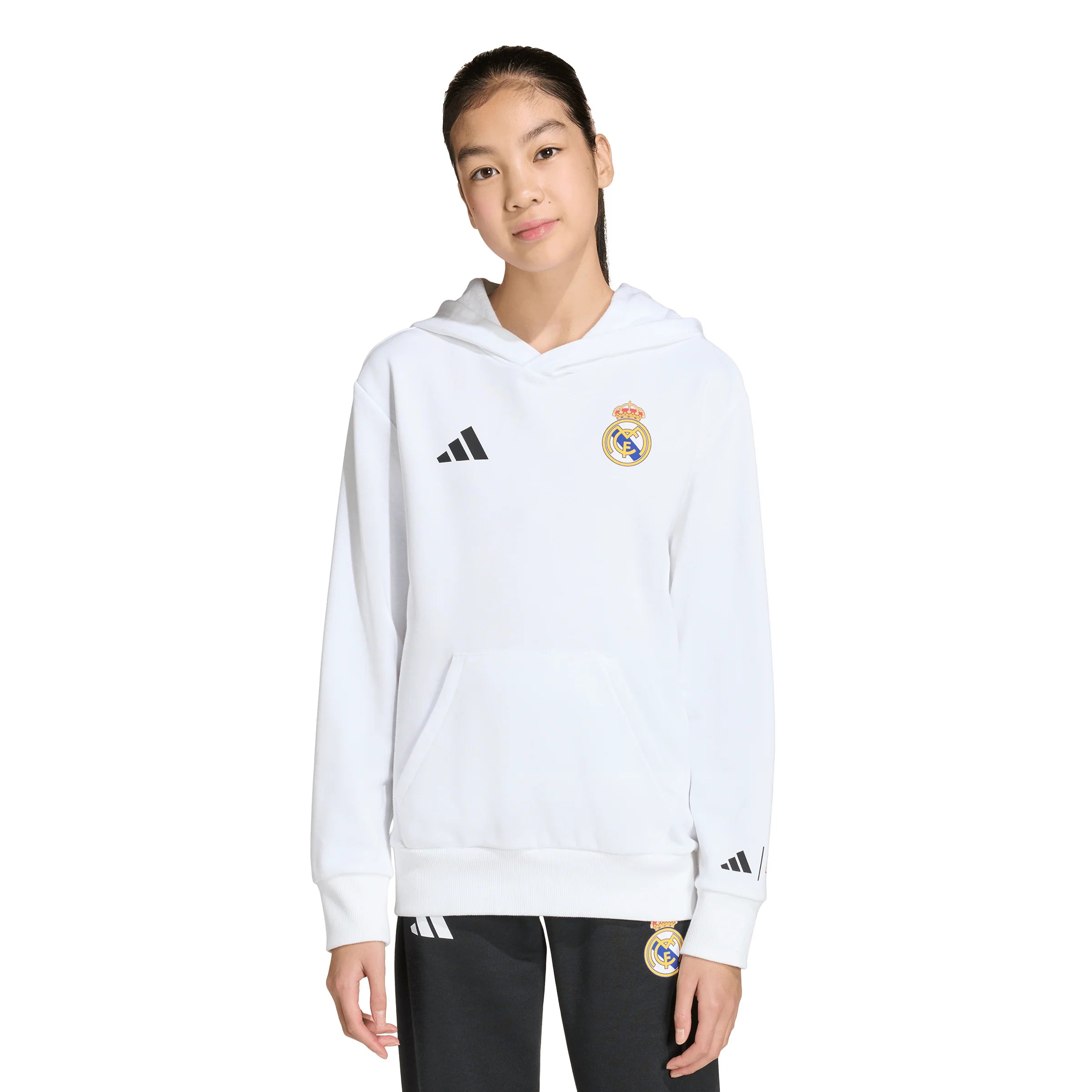 adidas Real Madrid Avengers Youth Soccer Hoodie White