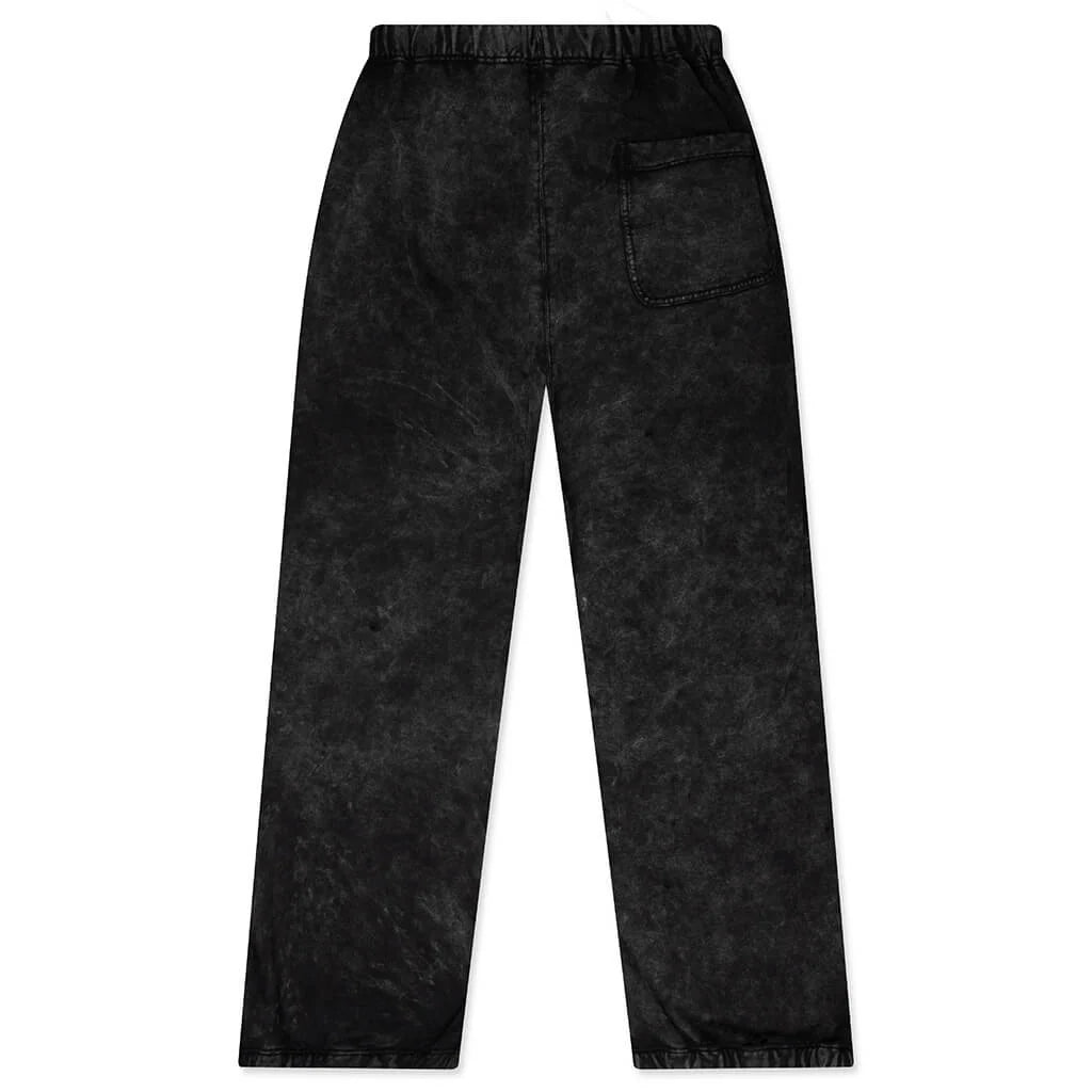 Sweat Pants Combined Cargo Pants Black