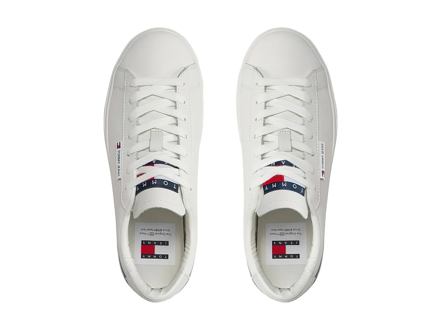 Tenis Tommy Hilfiger Cupsole Sneaker Ecru para Mujer
