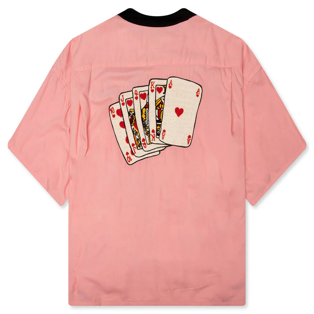 Trump Bowling Shirt Pink