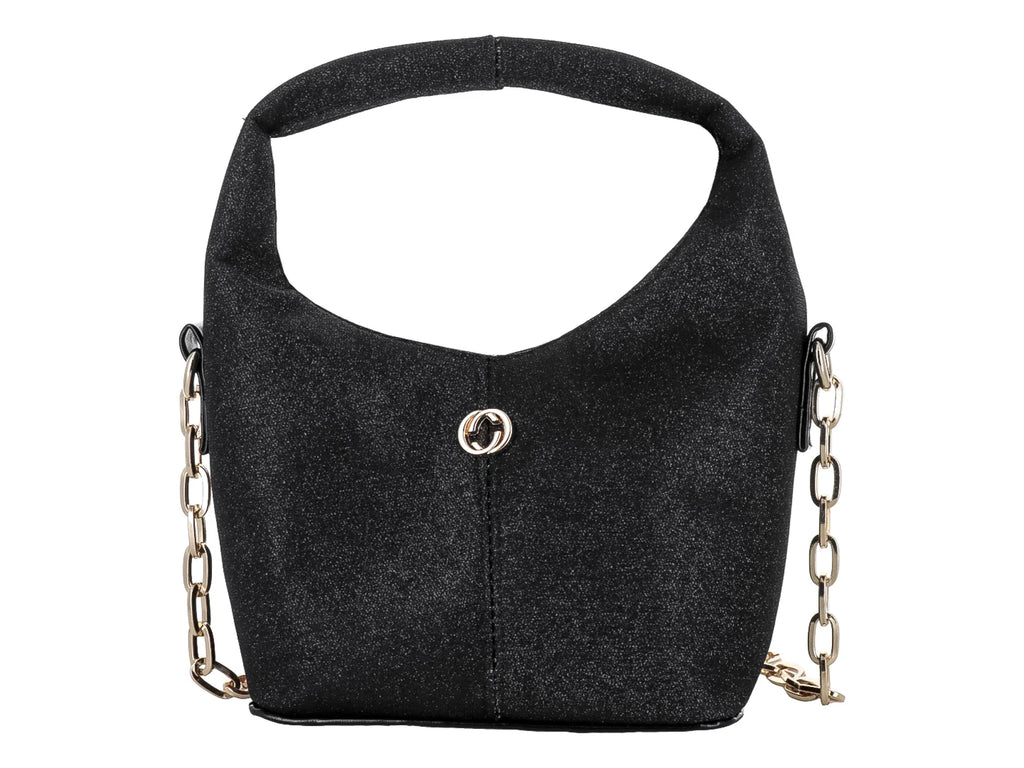 Bolso Ferretina Hobo Negro para Mujer