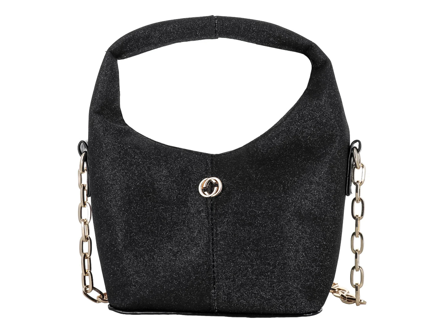 Bolso Ferretina Hobo Negro para Mujer