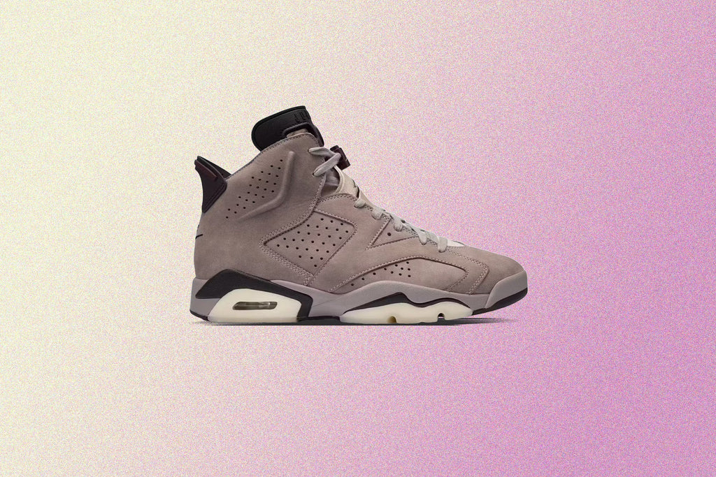 A Ma Maniére x Air Jordan 6 Retro Smokey Mauve Vapor Mauve Burgundy Ash Fossil Stone