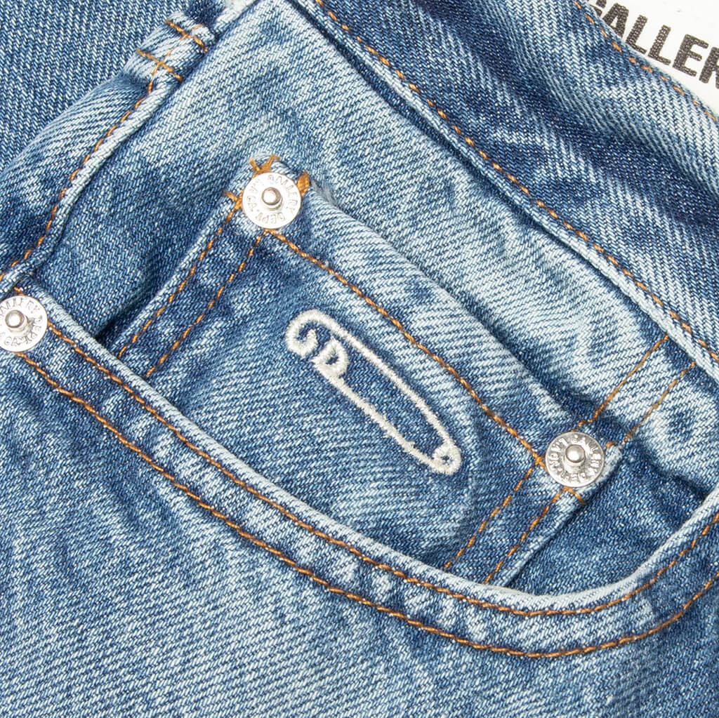 Melrose Medium Denim Pants Washed Indigo