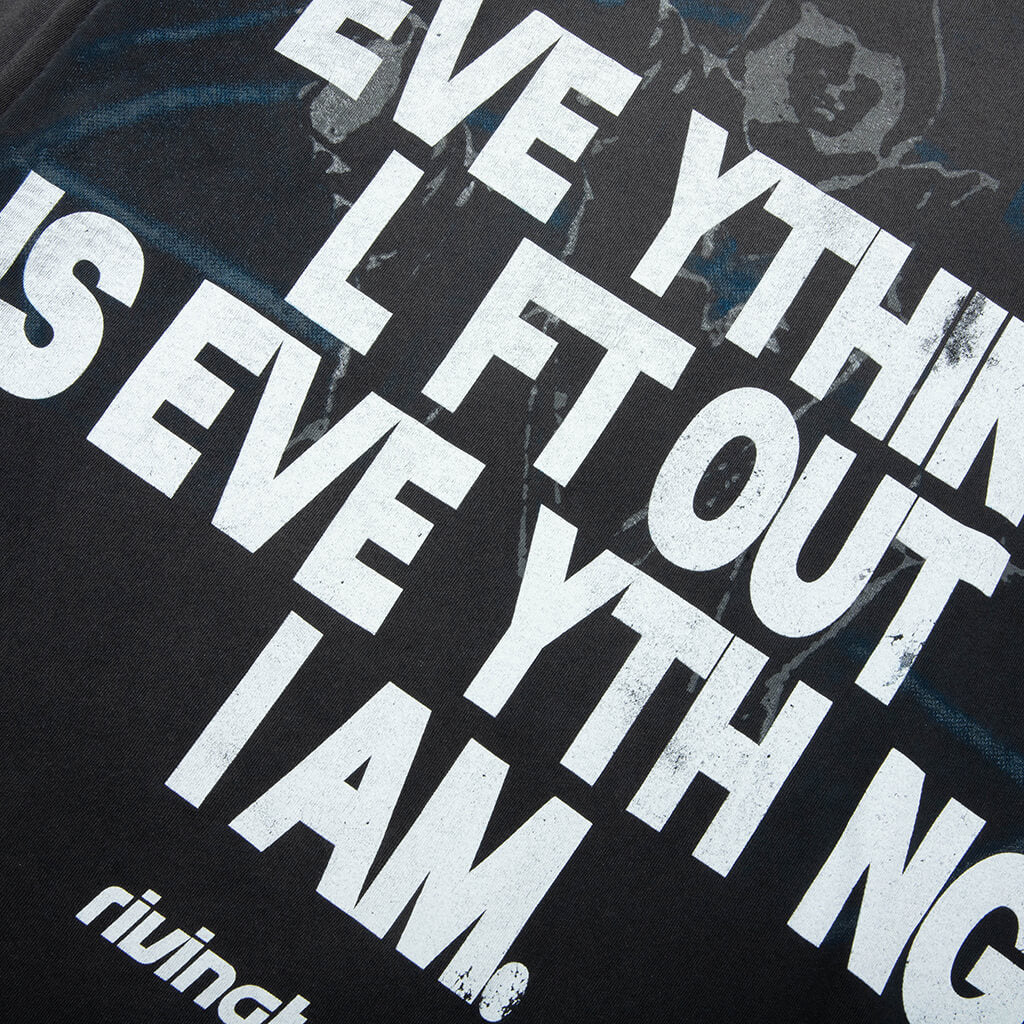 Left Out Enemy L S Tee Vintage Black