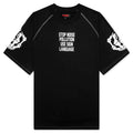 Pollution Boxy Raglan T Shirt Black