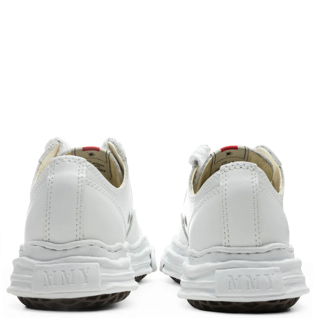 Hank Low OG Sole Toe Cap Leather Sneaker White