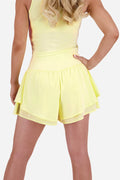 Double Layer Flowy Short