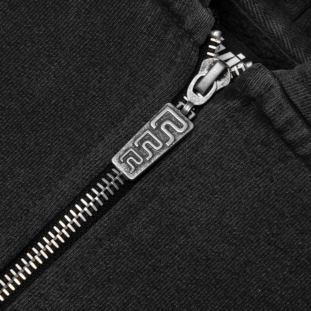 Apocrypha Pious Zip Hoodie Mechanic Black