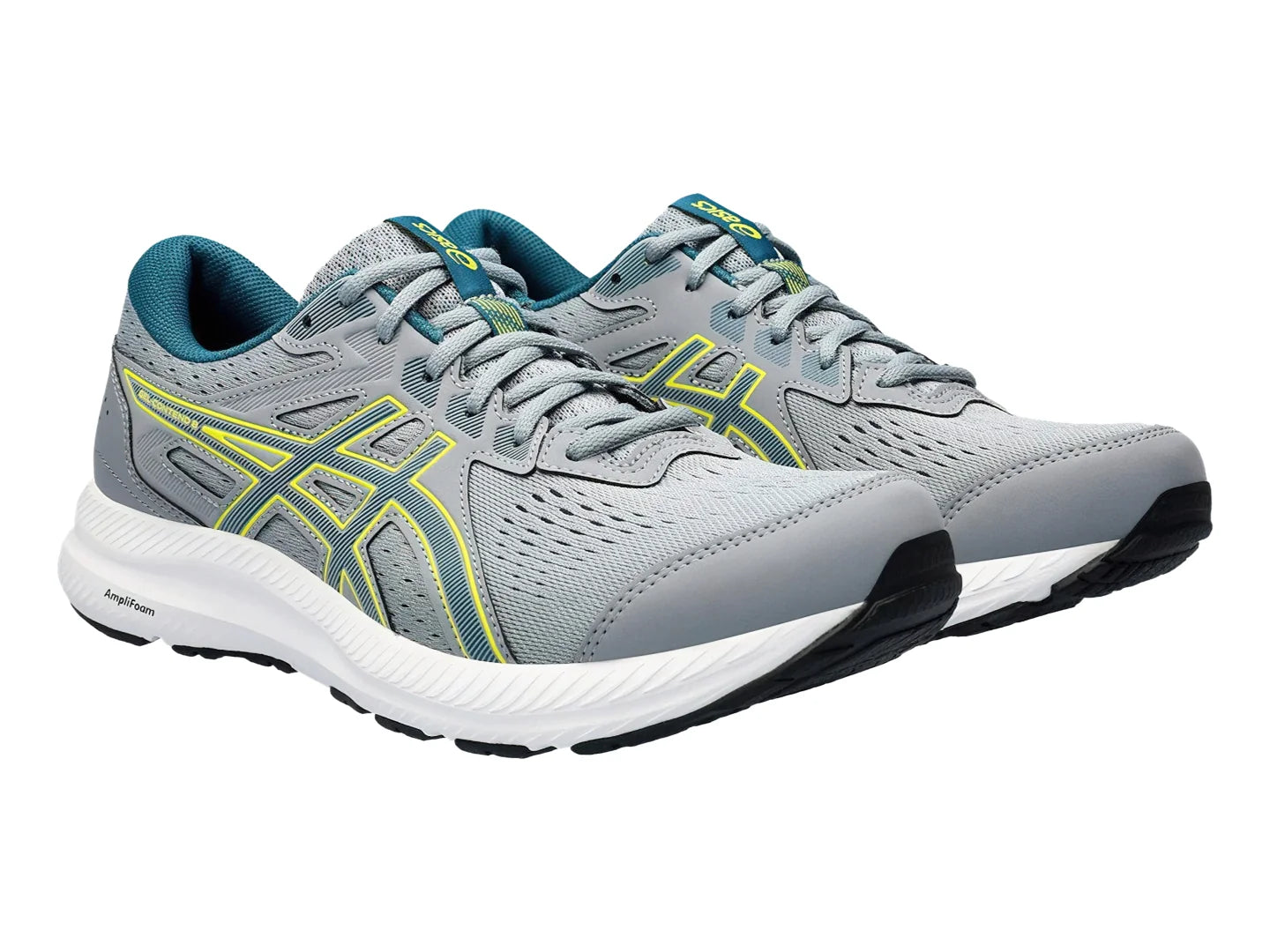 Tenis ASICS Gel Contend 8 Gris y Azul para Hombre