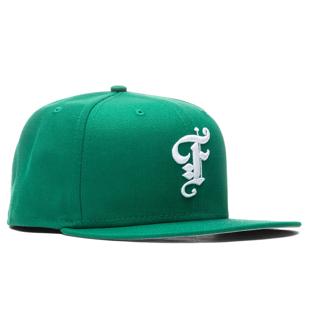 Feature x New Era Old English Fitted Hat Kelly Green