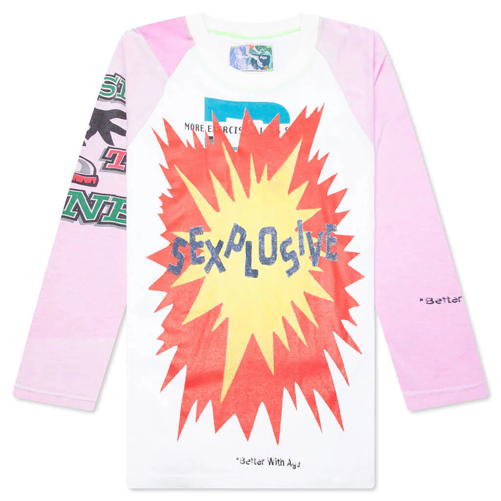 Sexplosive Raglan Tee White