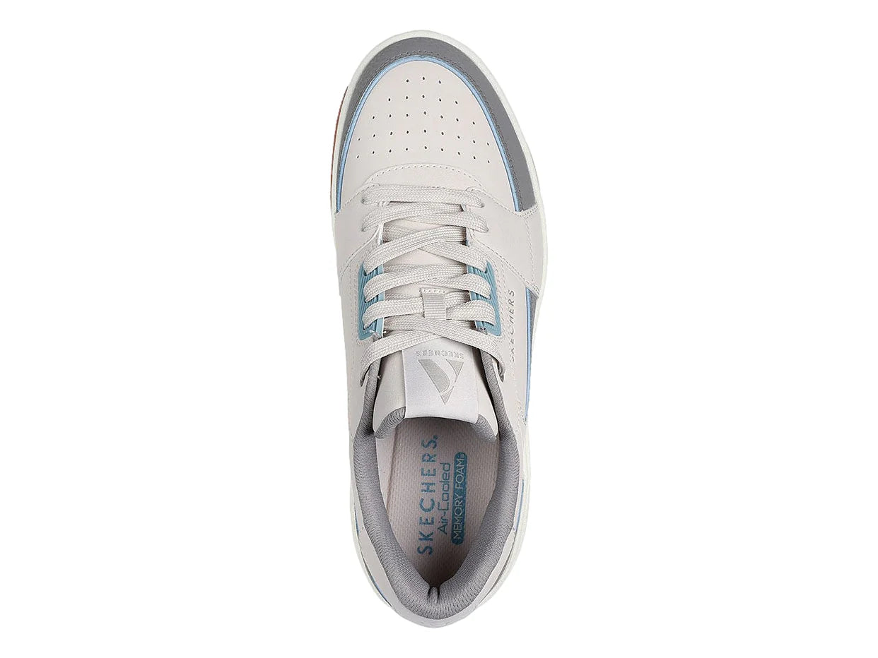 Tenis Skechers One Court Beige y Gris para Hombre