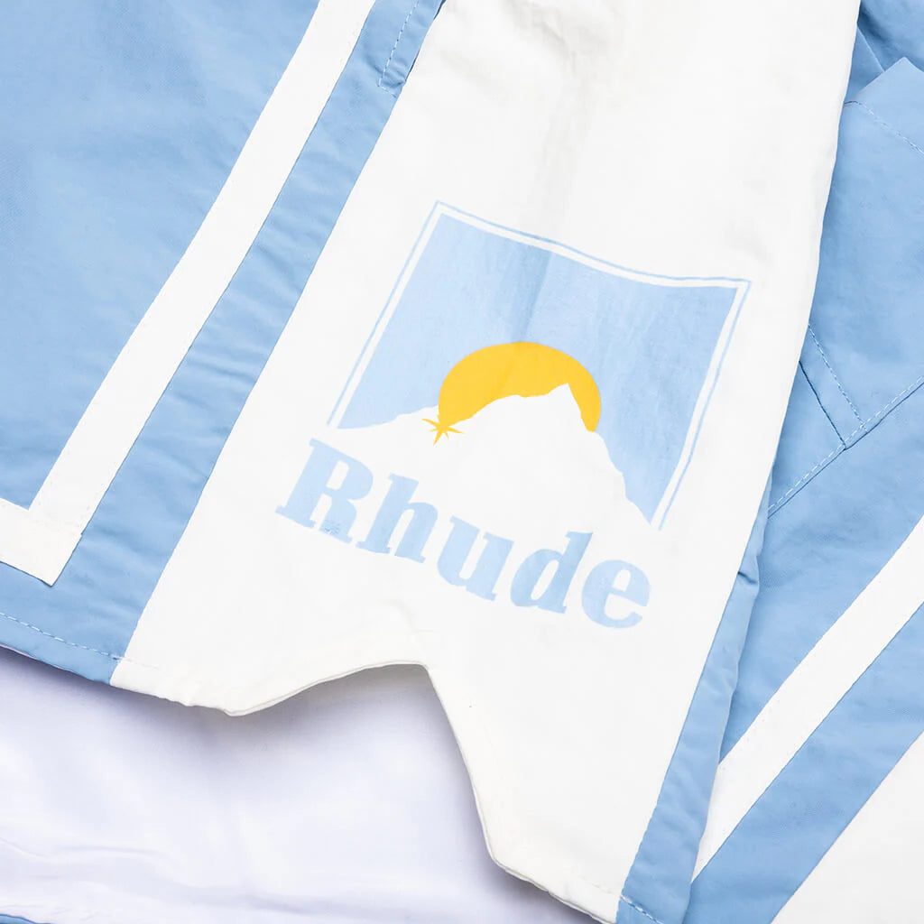 Rhude Moonlight Short Powder Blue Off White