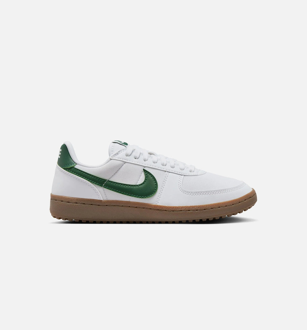 Field General Womens Lifestyle Shoe White Gum Dark Brown Gorge Green