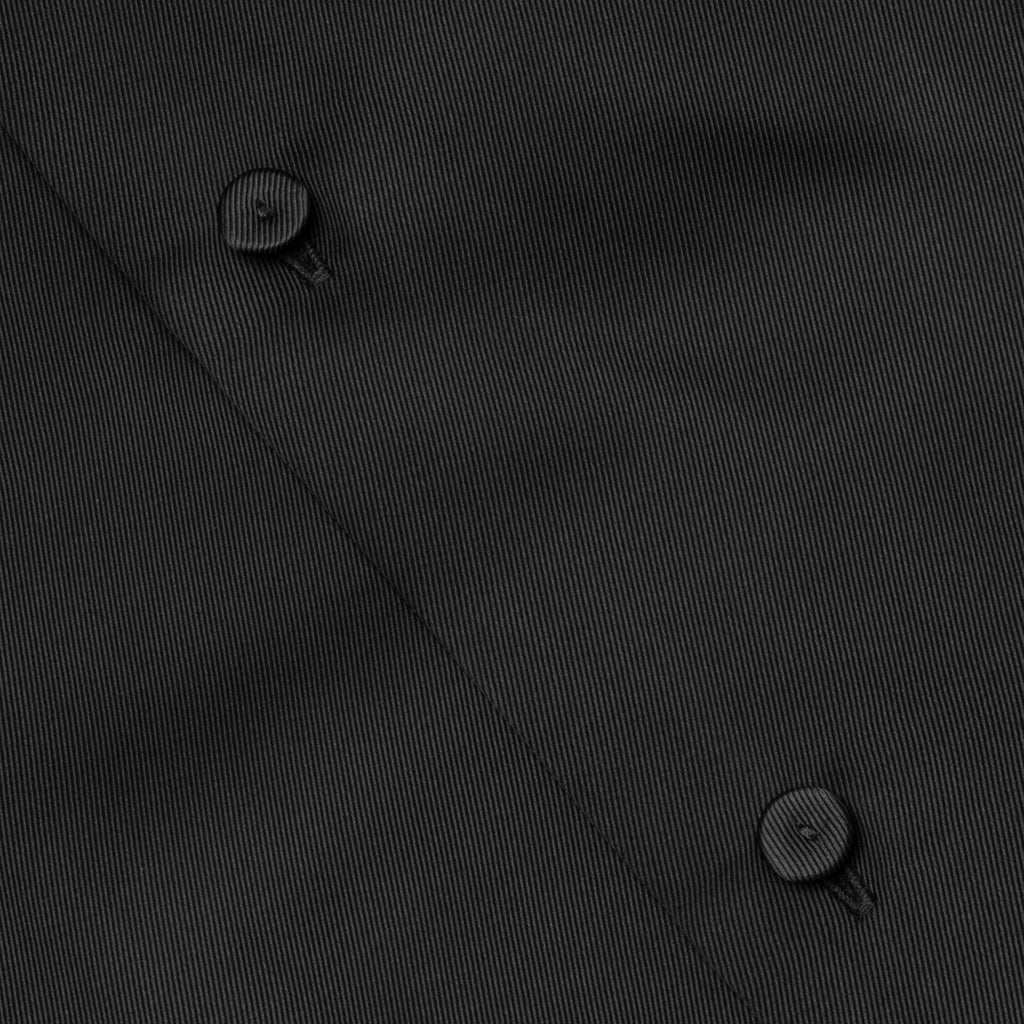 Viscose and Silk Twill Shirt Black