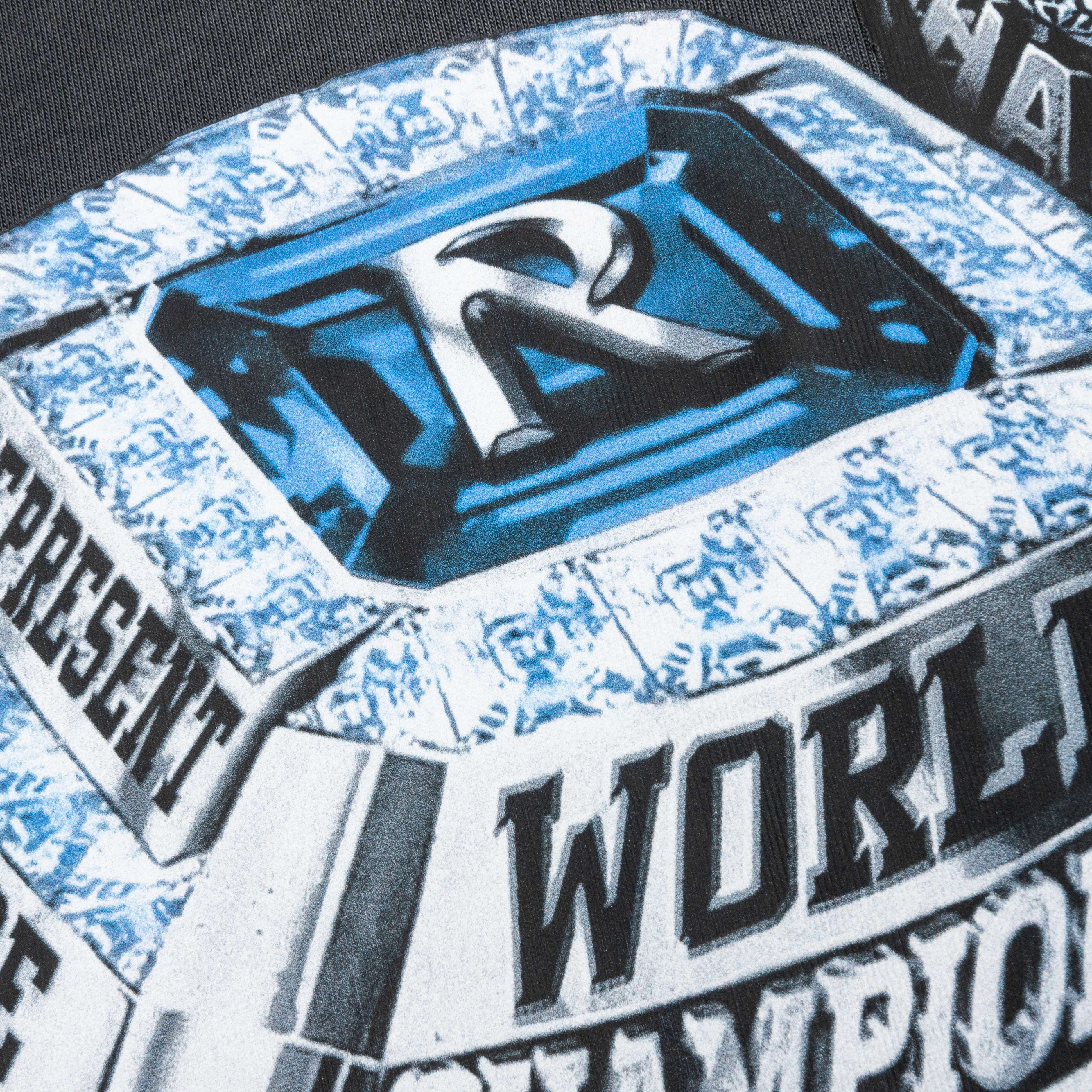 Feature x Represent Champion Rings T Shirt Stained Black
