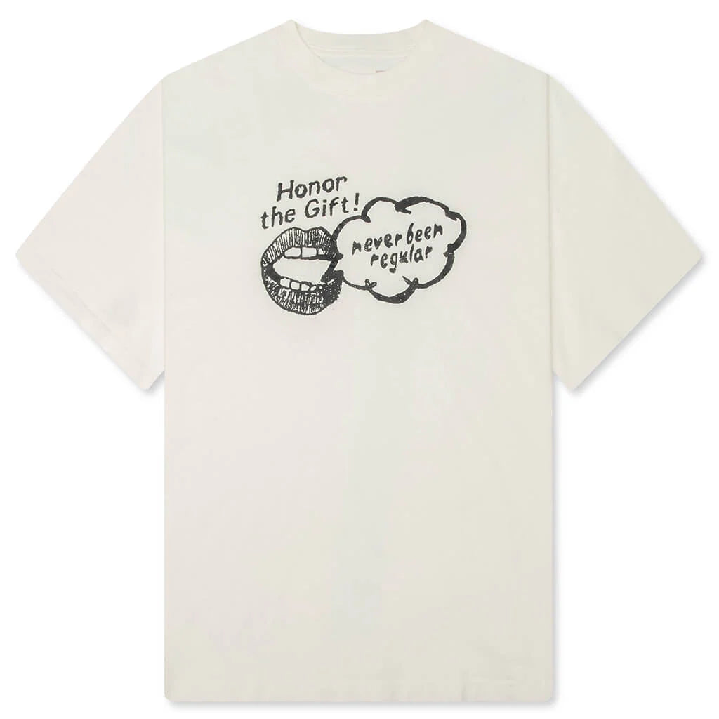 Never Been Regular Tee White