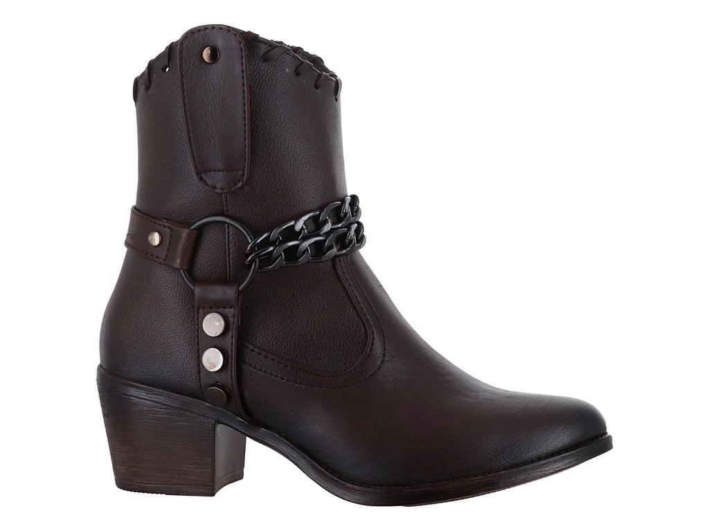 Botines Vaqueros Lady Carolina Moka para Mujer