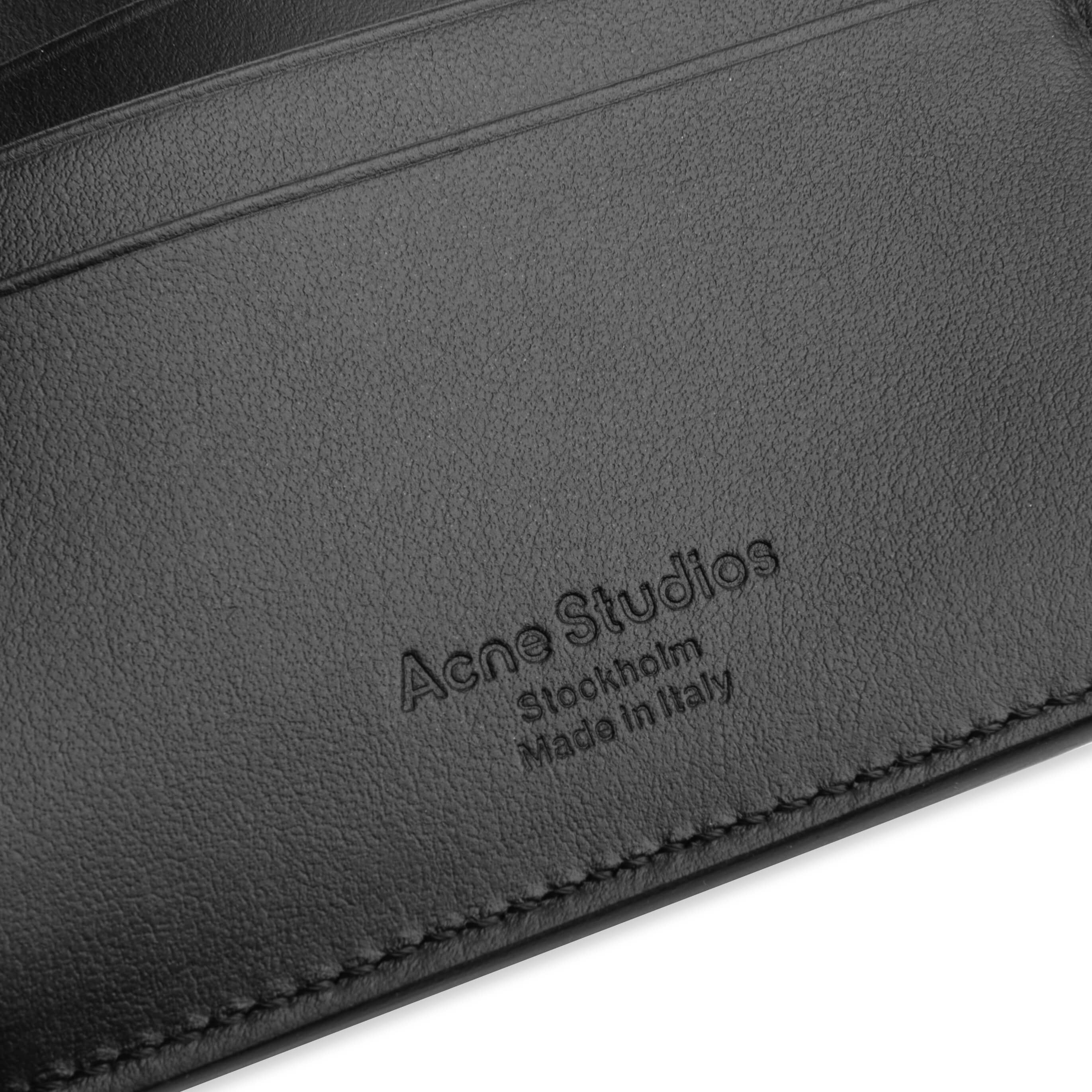 Folded Leather Wallet Fn Ux Slgs000286 Black