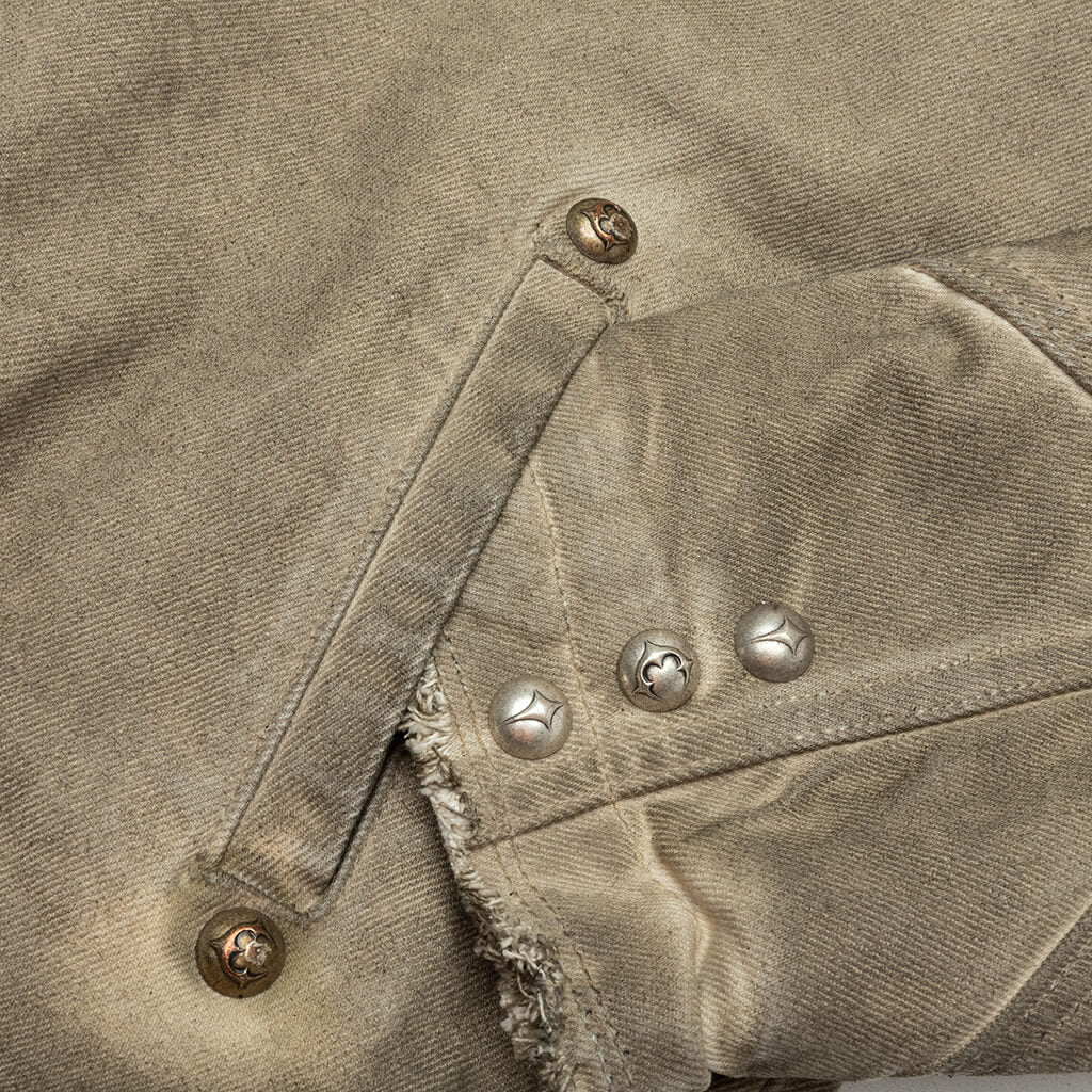 Washed Work Jacket Beige
