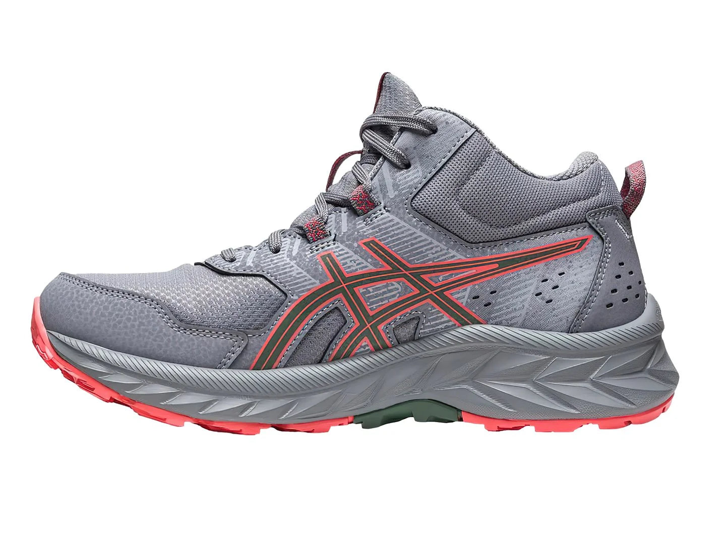 Tenis ASICS Gel Venture 9 MT Gris y Naranja para Mujer
