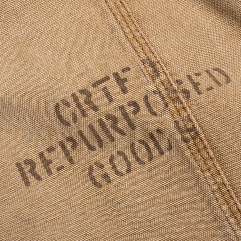 Carhartt Upcycled Bomber Jacket Beige