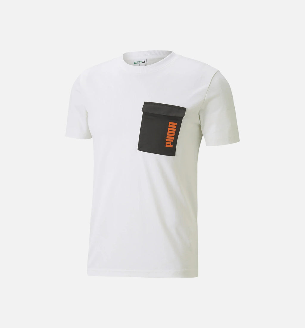 Central Saint Martins X Puma Jacquard Tee Mens T Shirt White Black Orange