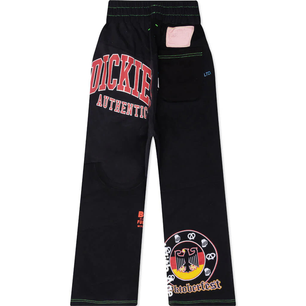 Black Remoir Reconstructed Sweatpant Black