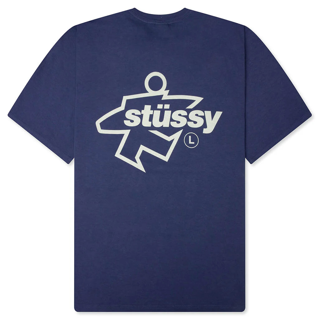 Surf Size Pigment Dyed Tee Indigo