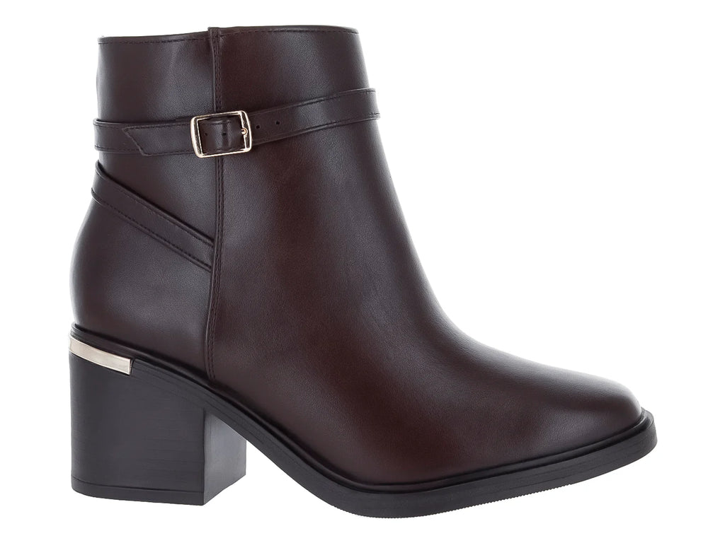 Botines Lady Paulina Color Moka para Mujer