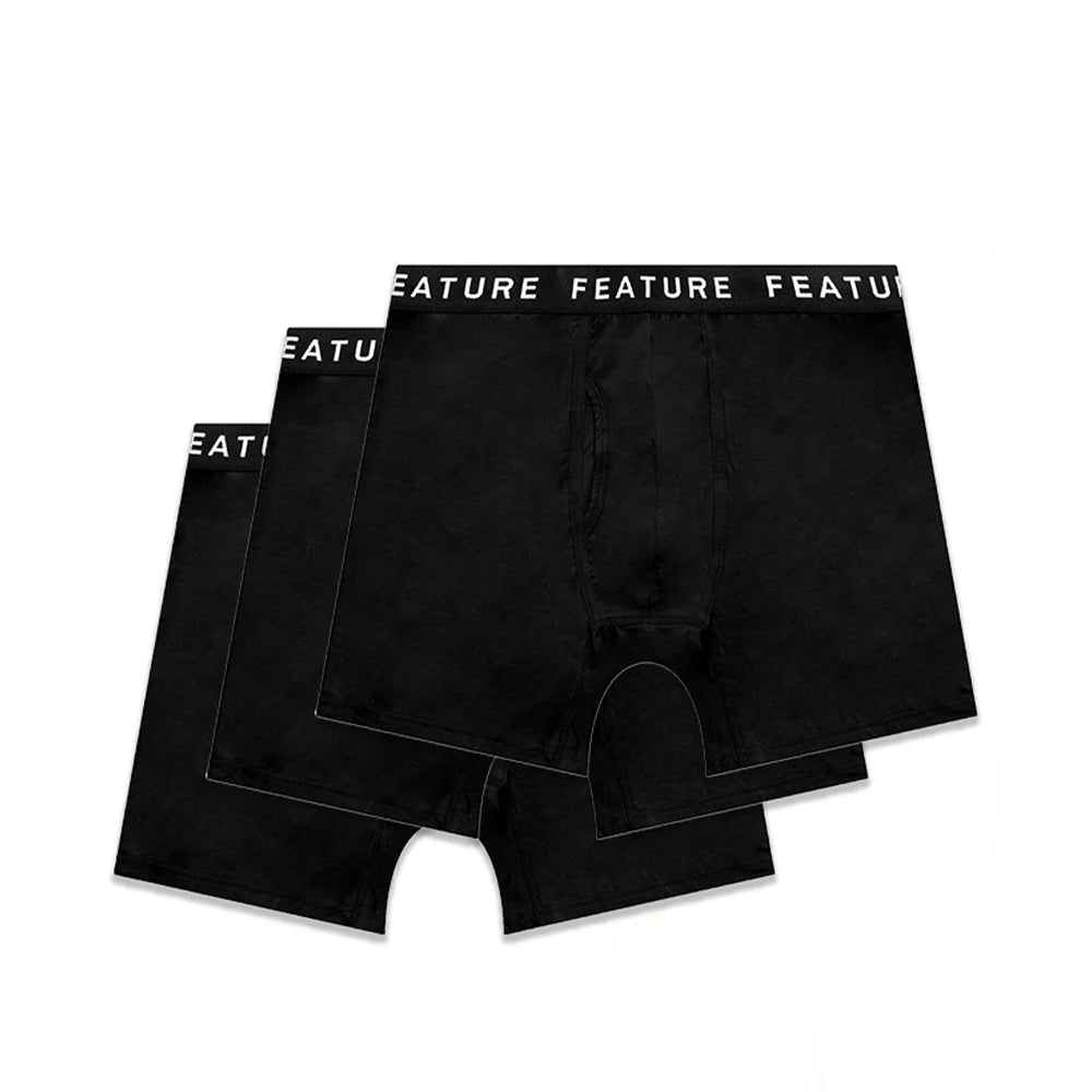 Johnson Boxer Brief 3 Pack Black
