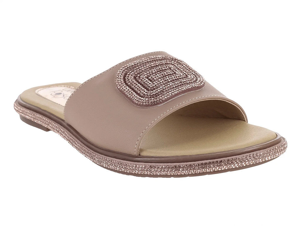 Sandalias Luna Rosa Oro Rosado para Mujer