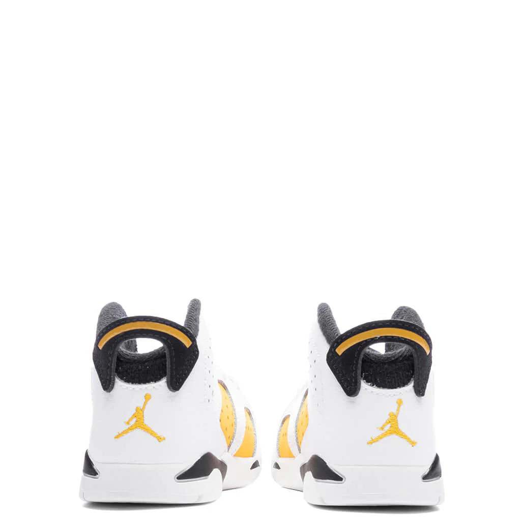 Air Jordan 6 Retro TD White Yellow Ochre Black