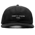 Embroidered Logo Cap Black