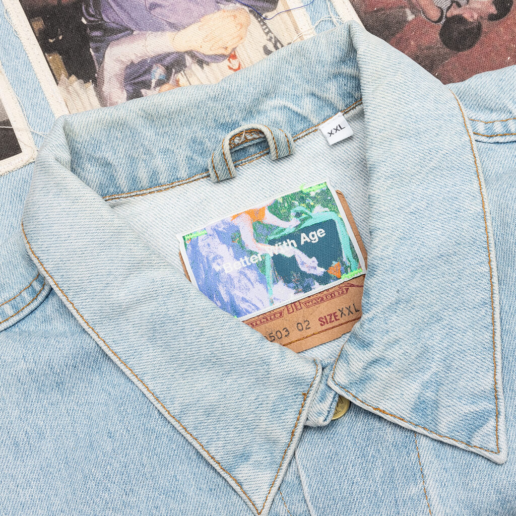 Portrait Denim Jacket Multi