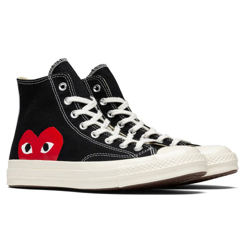Converse x Comme Des Garcons PLAY All Star Chuck 70 Hi Black