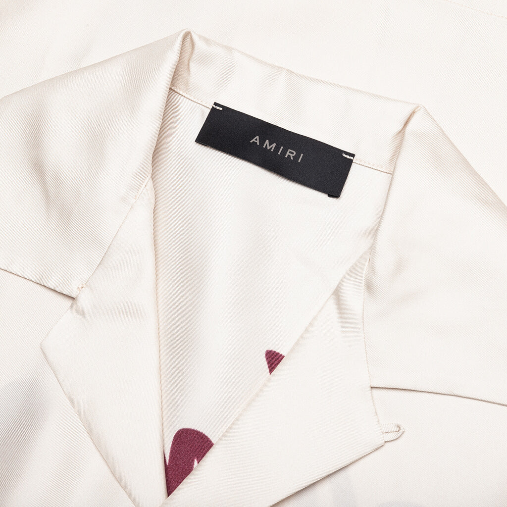 MA Swirl Bowling Shirt Alabaster