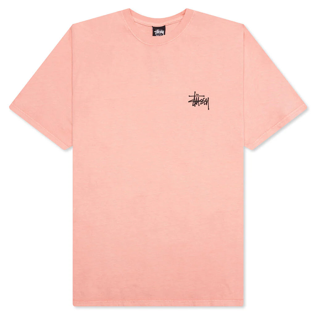 Basic Stussy Pig Dyed Tee Coral