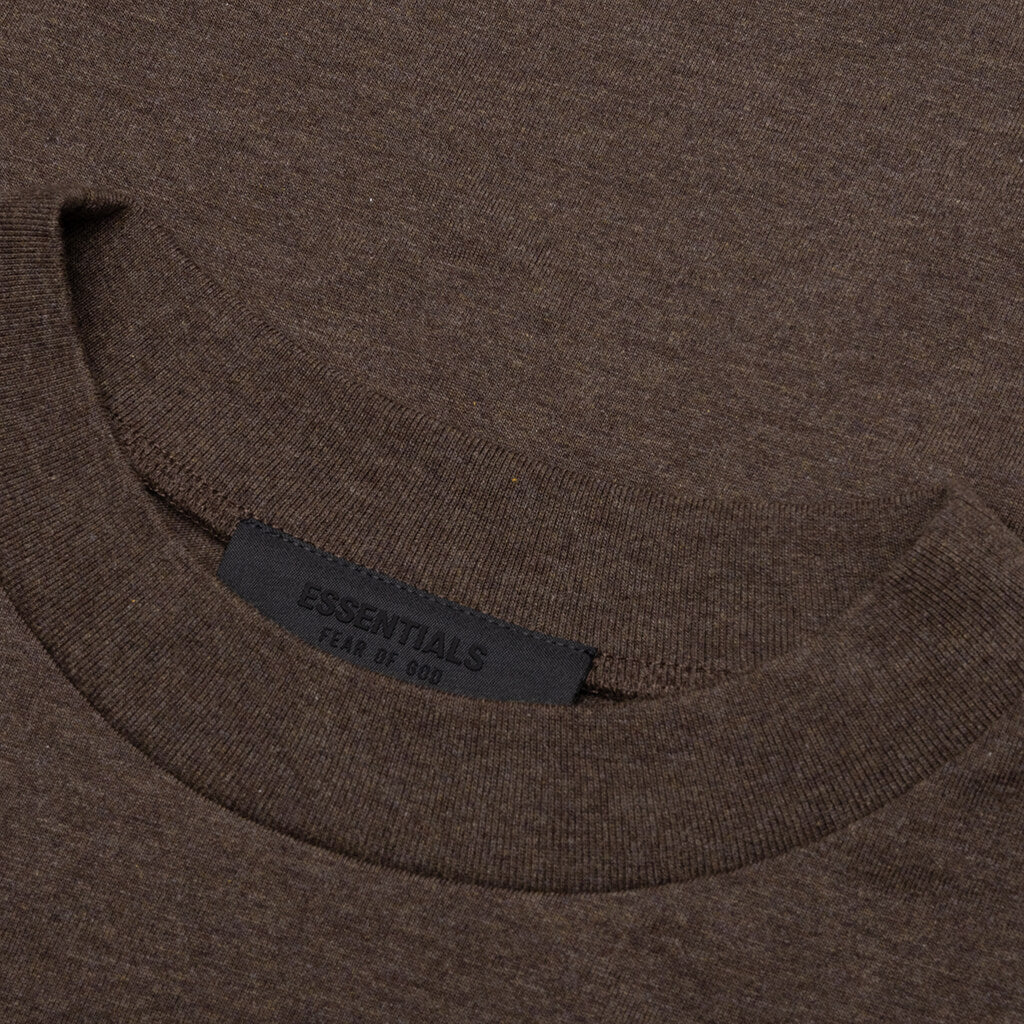 Essentials S S Tee Heather Wood