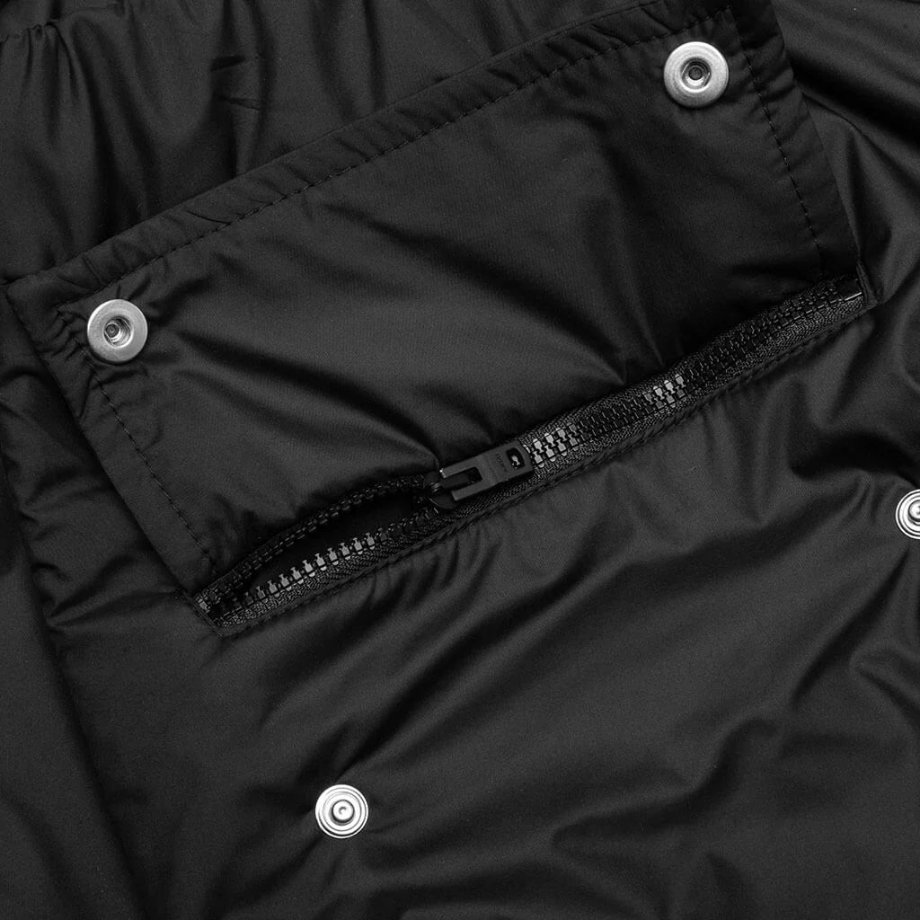 Nylon Padded Ski Pant Black